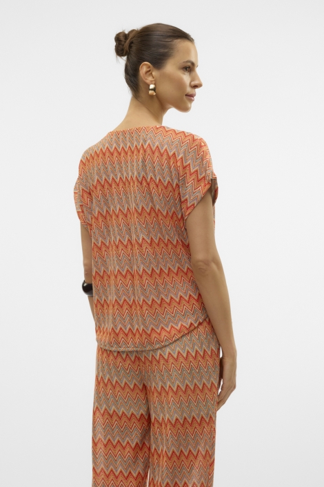 Vero Moda vmdicte ss v-neck top jrs ga vo